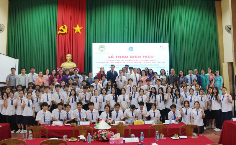 Cần Thơ có thêm 4 trường được công nhận xuất sắc trong giảng dạy tiếng Pháp