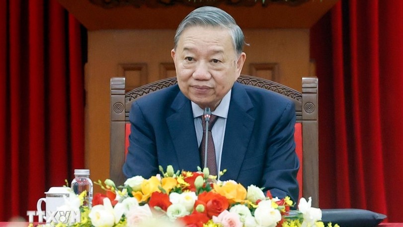 Tổng Bí thư tiếp các Bộ trưởng Trung Quốc nhân dịp Đối thoại chiến lược 3+3