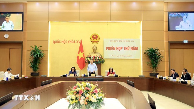 Thông qua Nghị quyết công bố kết quả bầu cử đại biểu Quốc hội khóa XVI Thông qua Nghị quyết công bố kết quả bầu cử đại biểu Quốc hội khóa XVI