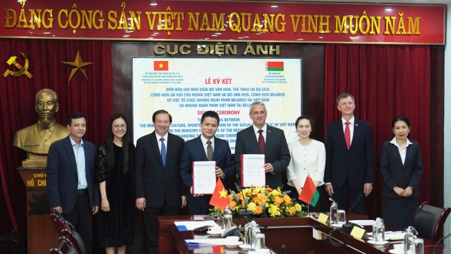 Việt Nam - Belarus ký kết hợp tác điện ảnh, tổ chức Tuần phim hai nước