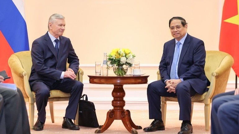 Thủ tướng Phạm Minh Chính tiếp lãnh đạo Hội Hữu nghị Nga-Việt, Hội Cựu chiến binh Nga từng chiến đấu tại Việt Nam