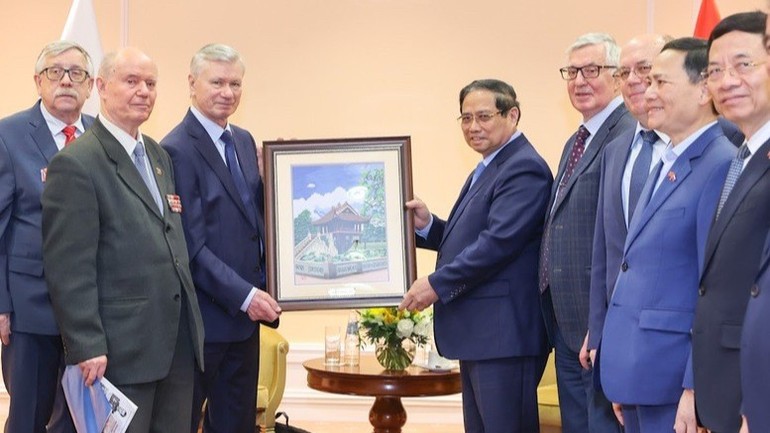 Thủ tướng Phạm Minh Chính tiếp lãnh đạo Hội Hữu nghị Nga-Việt, Hội Cựu chiến binh Nga từng chiến đấu tại Việt Nam