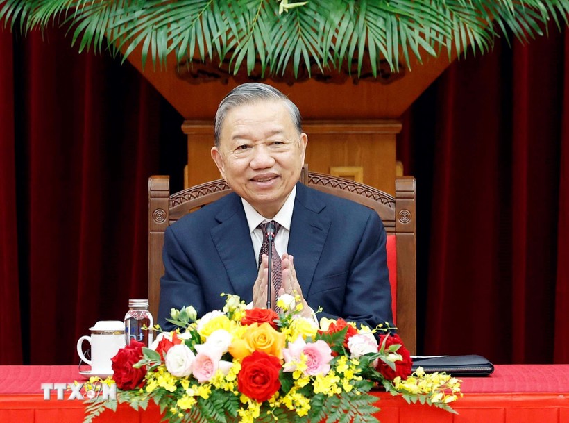 Tổng Bí thư Tô Lâm tiếp lãnh đạo của hơn 40 tập đoàn, doanh nghiệp quốc tế Tổng Bí thư Tô Lâm tiếp lãnh đạo của hơn 40 tập đoàn, doanh nghiệp quốc tế