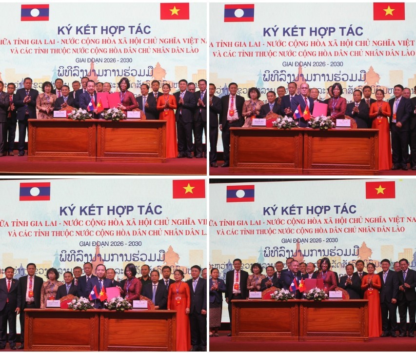 Gia Lai mở rộng hợp tác toàn diện với 3 tỉnh Đông Bắc Campuchia giai đoạn 2026-2030