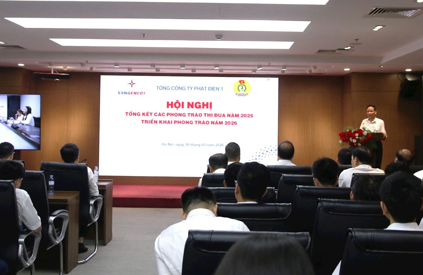 Toàn cảnh Hội nghị tổng kết các phong trào thi đua năm 2025 của EVNGENCO1