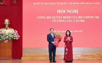 Ông Nguyễn Phi Long giữ chức Phó Bí thư thường trực Đảng ủy Mặt trận Tổ quốc, các đoàn thể Trung ương