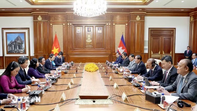 Thường trực Ban Bí thư: Việt Nam luôn quan tâm phát triển quan hệ với Campuchia