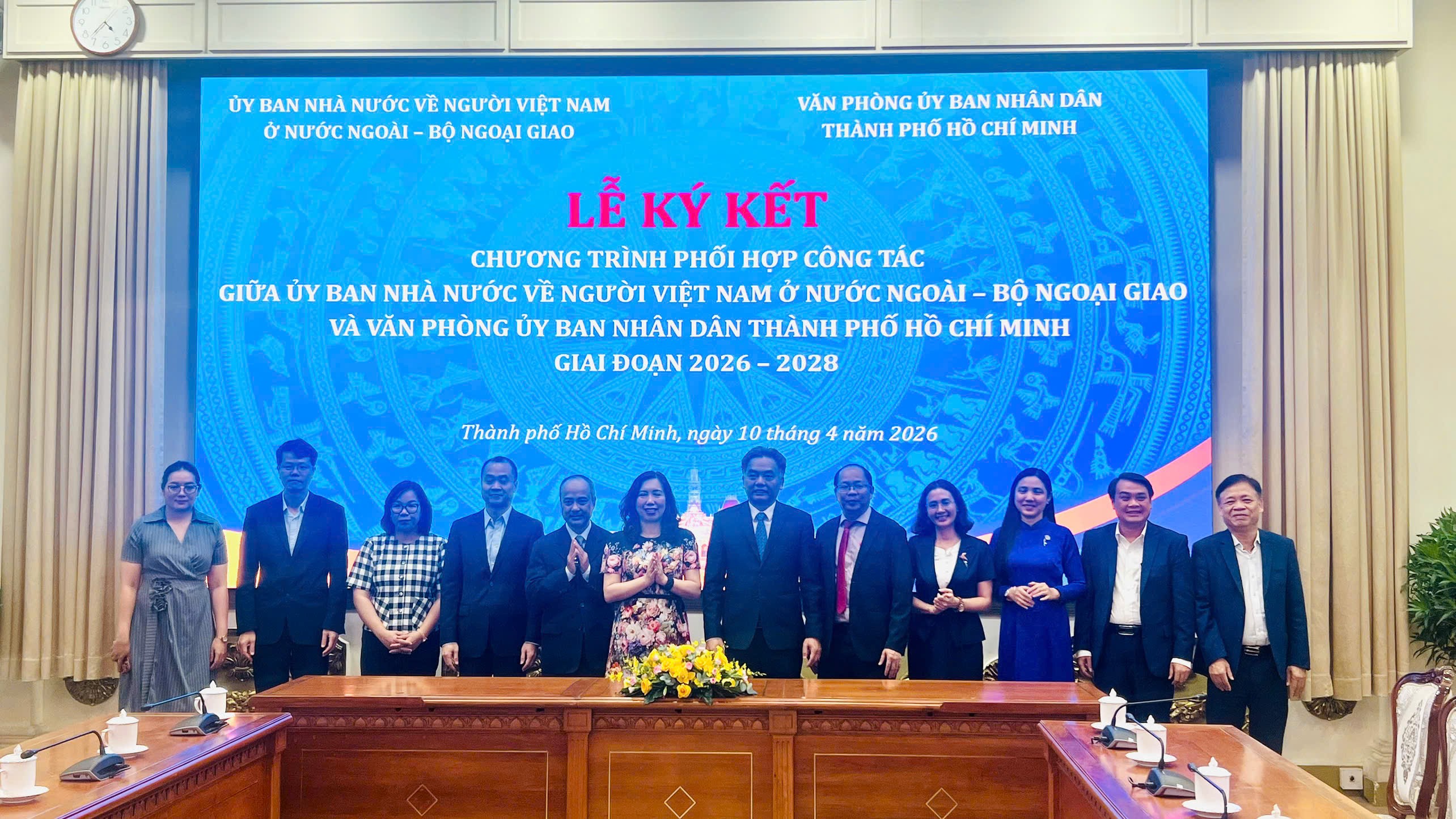 TP.Hồ Chí Minh ký kết Chương trình phối hợp triển khai công tác người Việt Nam ở nước ngoài giai đoạn 2026 – 2028