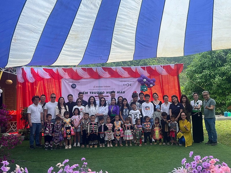 Kiều bào Australia xây điểm trường hơn 1,1 tỷ đồng cho trẻ em vùng cao Điện Biên