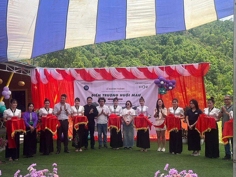 Kiều bào Australia xây điểm trường hơn 1,1 tỷ đồng cho trẻ em vùng cao Điện Biên