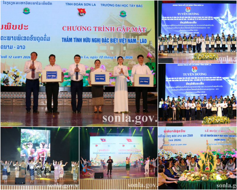 Chương trình gặp mặt lưu học sinh Lào tại Sơn La: Thắm tình hữu nghị đặc biệt Việt Nam - Lào