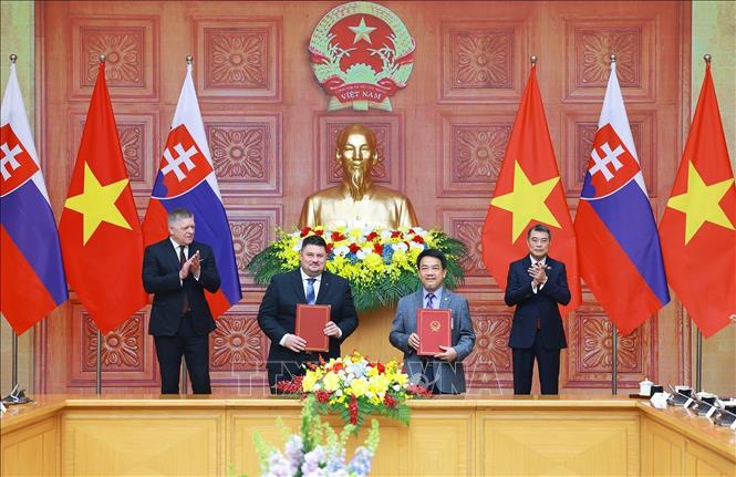 Nâng cấp quan hệ Việt Nam – Slovakia lên Đối tác chiến lược Chú thích ảnh