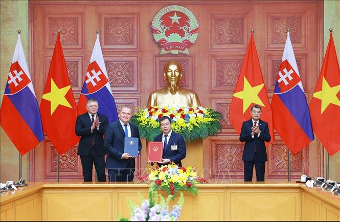 Nâng cấp quan hệ Việt Nam – Slovakia lên Đối tác chiến lược Chú thích ảnh