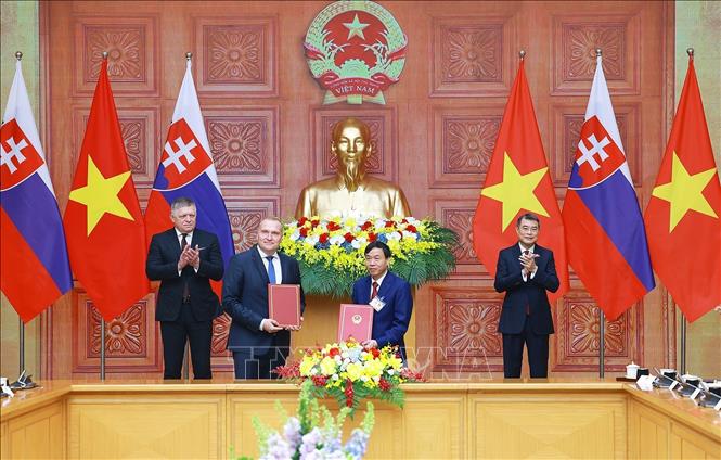 Nâng cấp quan hệ Việt Nam – Slovakia lên Đối tác chiến lược Chú thích ảnh