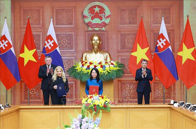 Nâng cấp quan hệ Việt Nam – Slovakia lên Đối tác chiến lược Chú thích ảnh
