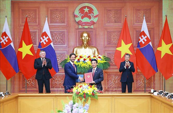 Nâng cấp quan hệ Việt Nam – Slovakia lên Đối tác chiến lược Chú thích ảnh