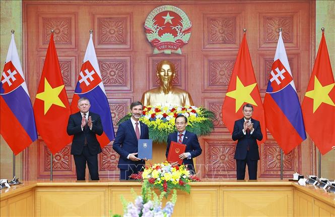 Nâng cấp quan hệ Việt Nam – Slovakia lên Đối tác chiến lược Chú thích ảnh