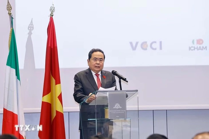 Chủ tịch Quốc hội Trần Thanh Mẫn phát biểu tại tọa đàm