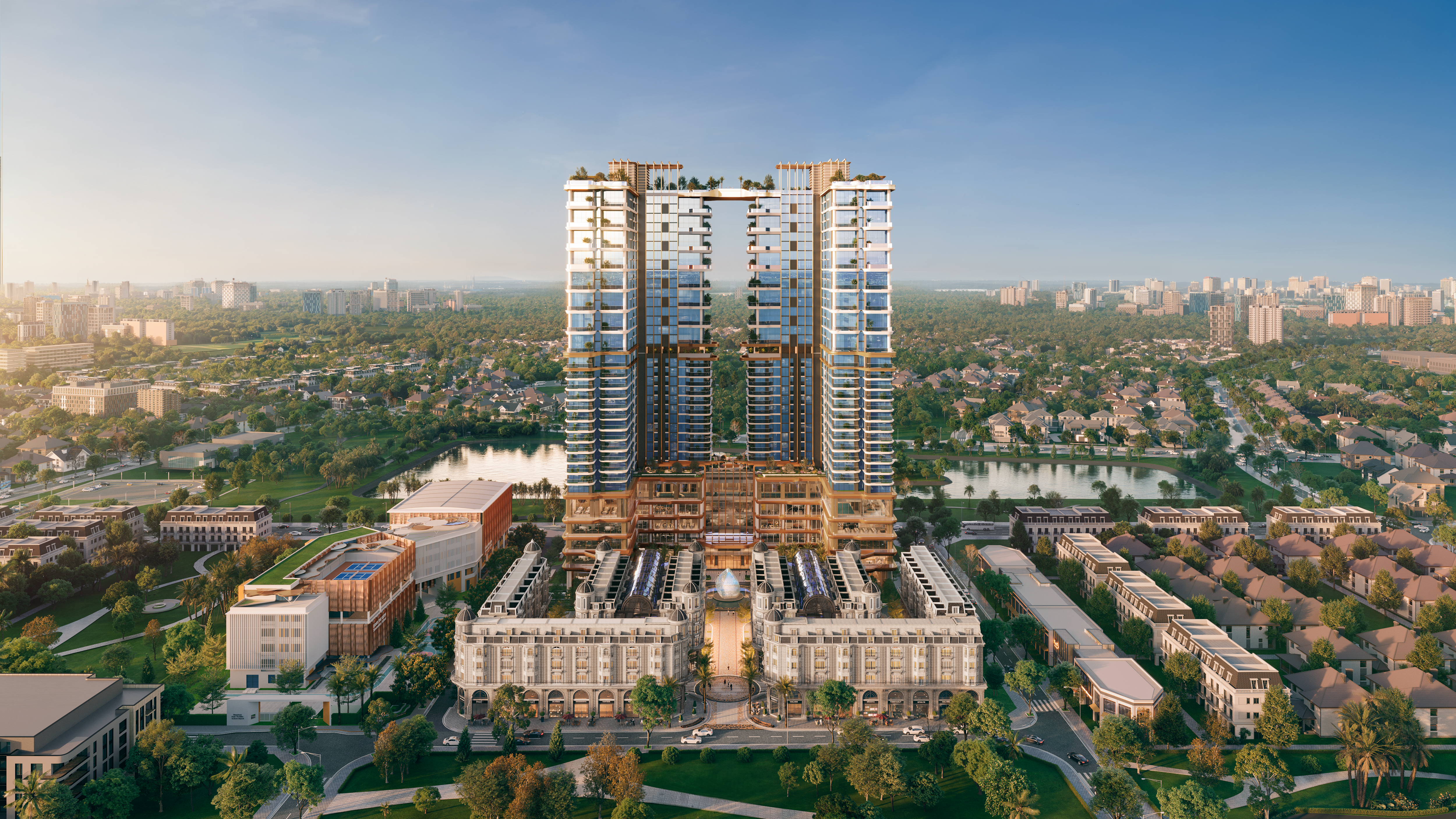 Rivea Residences - Tháp đôi biểu tượng lõi trung tâm Hà Nội (ảnh: DNCC)