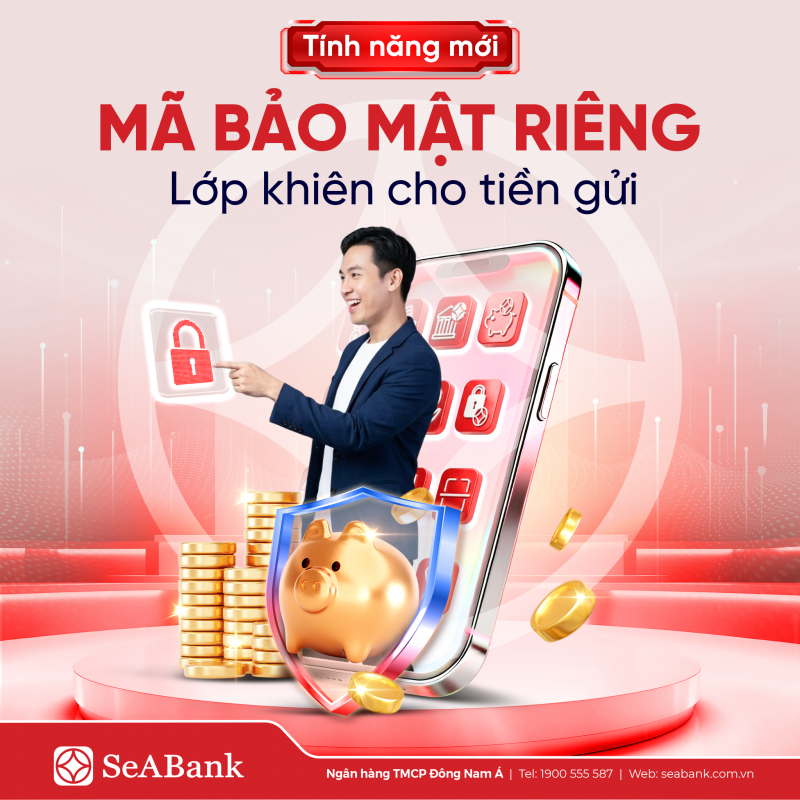 seabank dan dau xu huong bao ve tien gui bang ma so bao mat