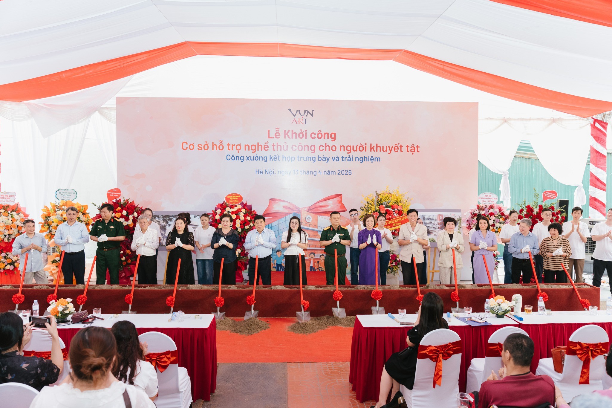 khởi công xây dựng cơ sở hỗ trợ nghề thủ công mới của VỤN Art