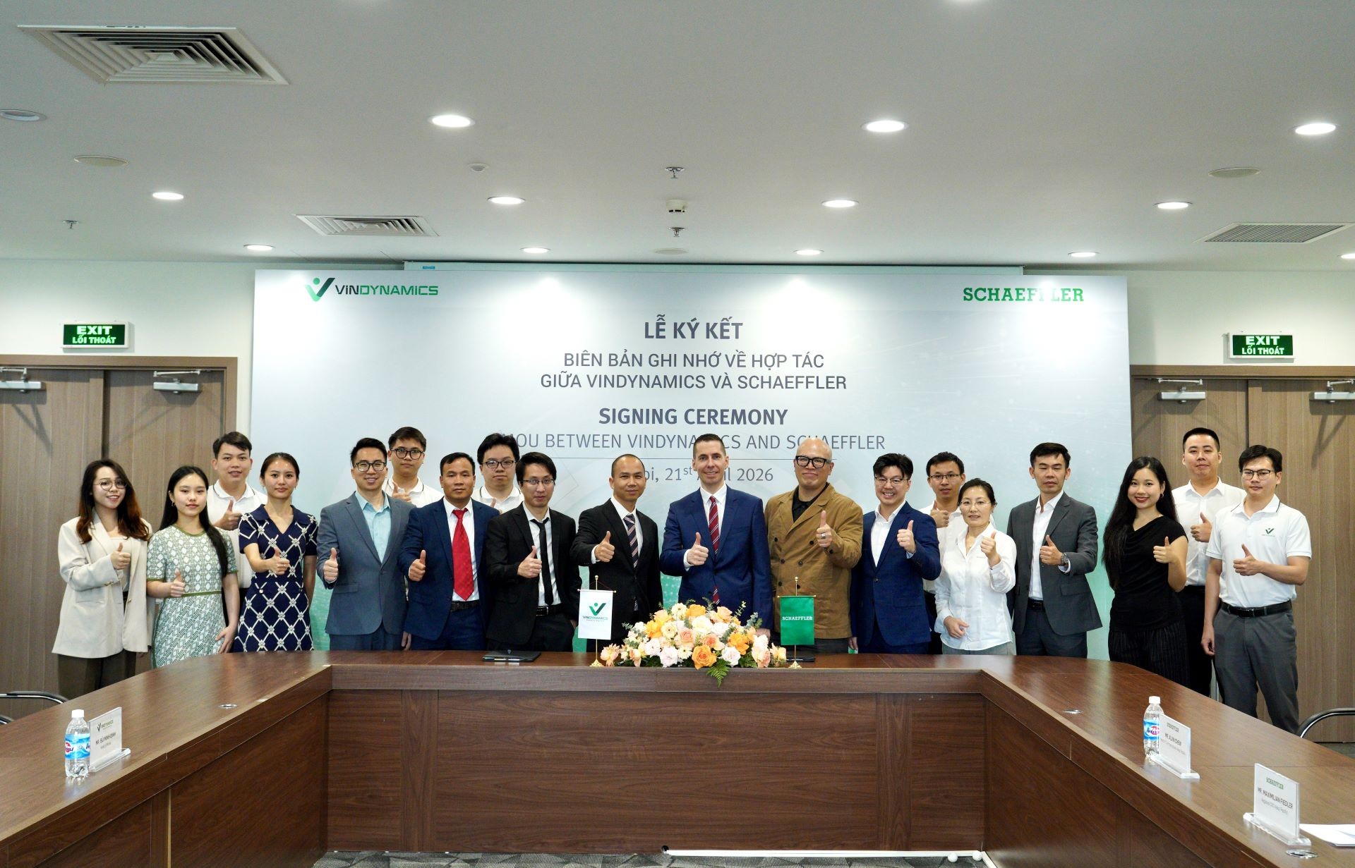 VINDYNAMICS hợp tác với Tập đoàn SCHAEFFLER phát triển robot hình người