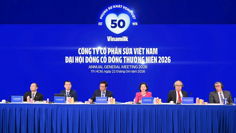 Toàn cảnh Đại hội đồng cổ đông thường niên năm 2026 của Vinamilk (Ảnh: VN).