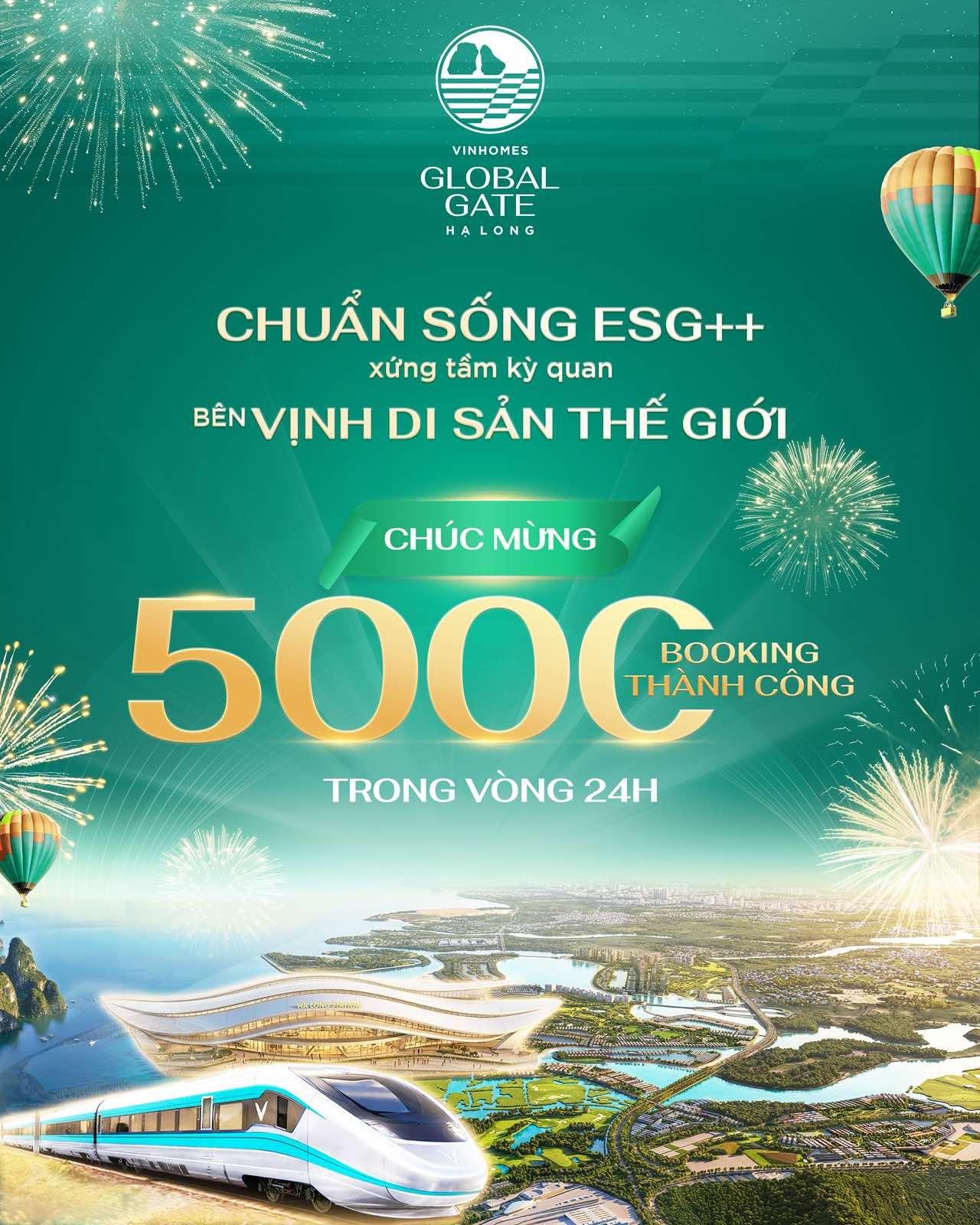 Chỉ sau 24h ra mắt, Vinhomes Global Gate Hạ Long nhận về hơn 5.000 lượt booking thành công