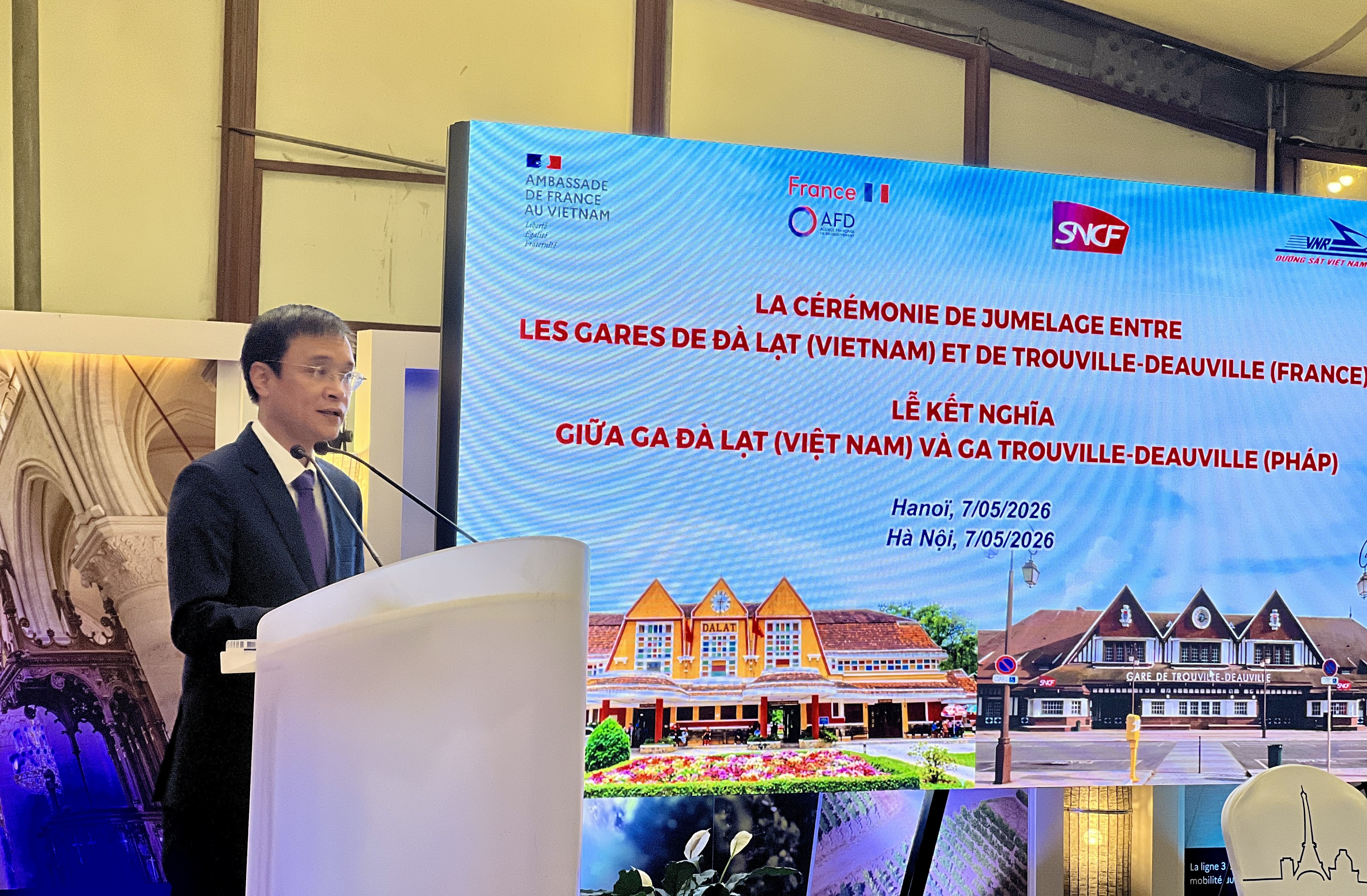 Ký kết thỏa thuận kết nghĩa giữa ga Đà Lạt và ga Trouville-Deauville: “cuộc hội ngộ” giàu ý nghĩa lịch sử sau gần 100 năm