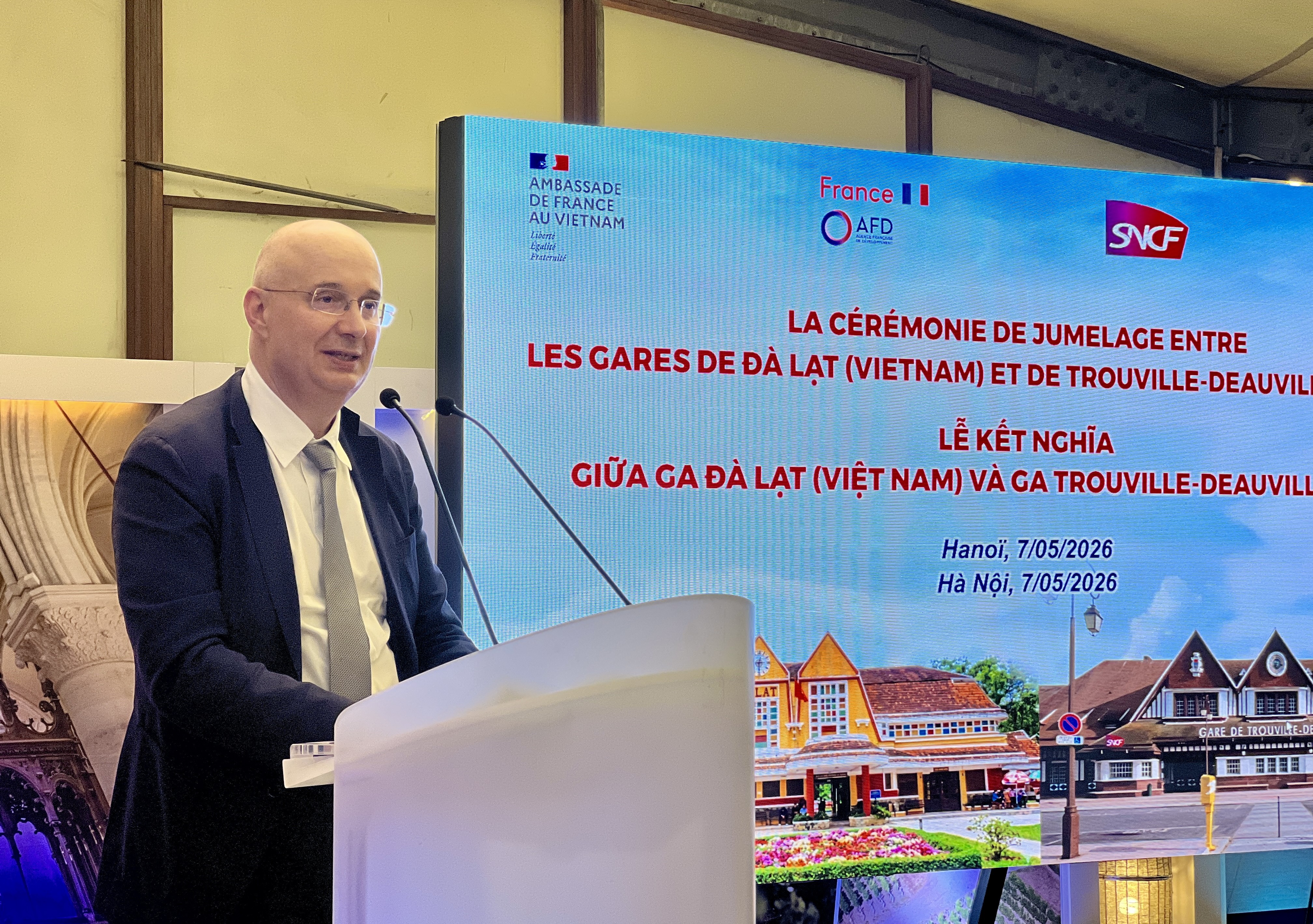 Ký kết thỏa thuận kết nghĩa giữa ga Đà Lạt và ga Trouville-Deauville: “cuộc hội ngộ” giàu ý nghĩa lịch sử sau gần 100 năm