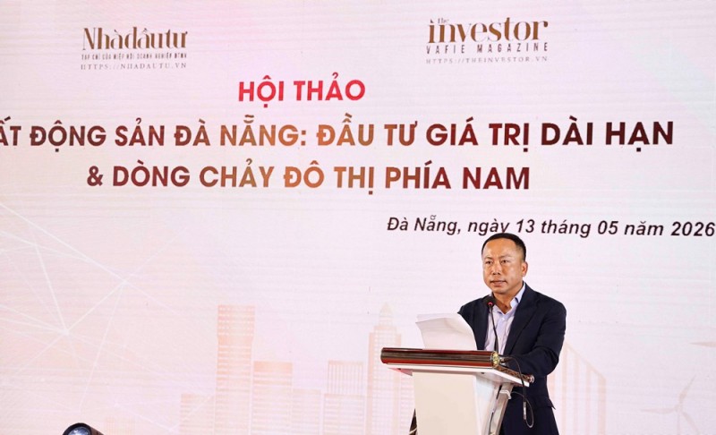 Ông Lê Văn Tuấn, Phó Giám đốc Sở Xây dựng Đà Nẵng phát biểu tại hội thảo Ông Lê Văn Tuấn, Phó Giám đốc Sở Xây dựng Đà Nẵng phát biểu tại hội thảo
