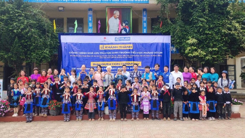 Khánh thành nhà bán trú học sinh trường PTDTBT Tiểu học Phăng Sô Lin, xã Sìn Hồ, tỉnh Lai Châu