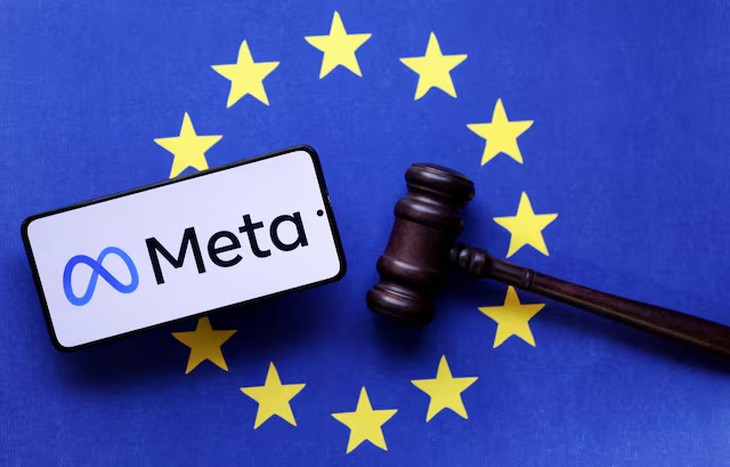 Tòa án Công lý Liên minh châu Âu (CJEU) chính thức bác đơn kiện của Meta ngày 12-5 - Ảnh: REUTERS