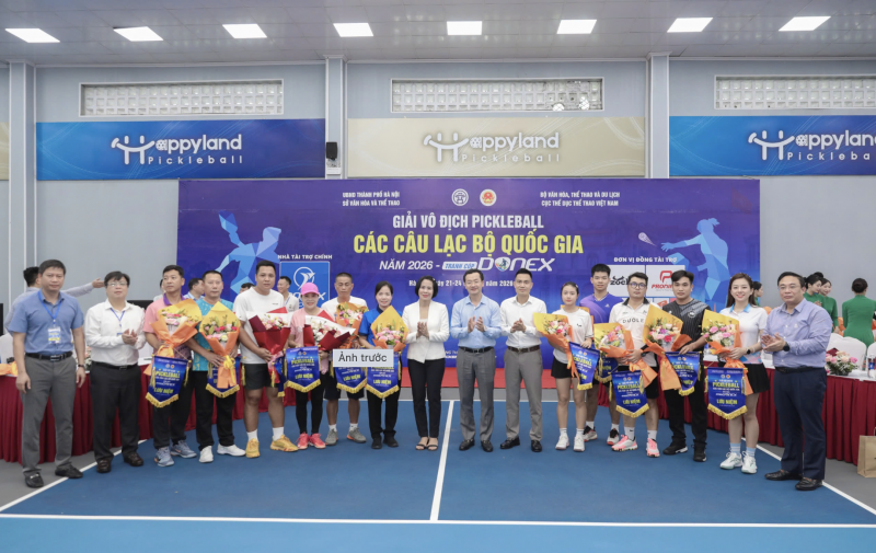 Khai mạc giải pickleball quy mô lớn nhất từ trước đến nay với 683 vận động viên