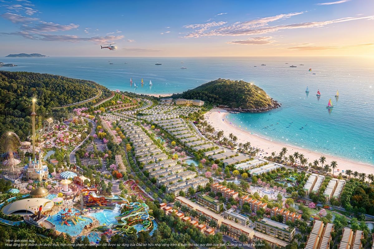Khu Đảo Ngọc tại Vinhomes Hải Vân Bay sở hữu địa thế độc bản “tựa sơn hướng hải”