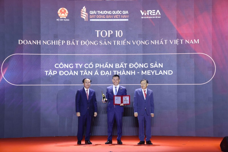 MEYGROUP được vinh danh Top 10 Doanh nghiệp bất động sản triển vọng nhất Việt Nam 2026
