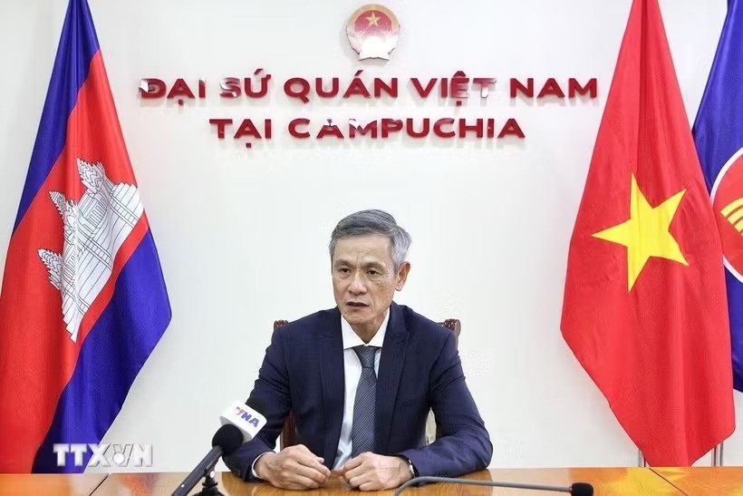 Đại sứ Việt Nam tại Campuchia Nguyễn Minh Vũ. (Ảnh: TTXVN) Đại sứ Việt Nam tại Campuchia Nguyễn Minh Vũ. (Ảnh: TTXVN)