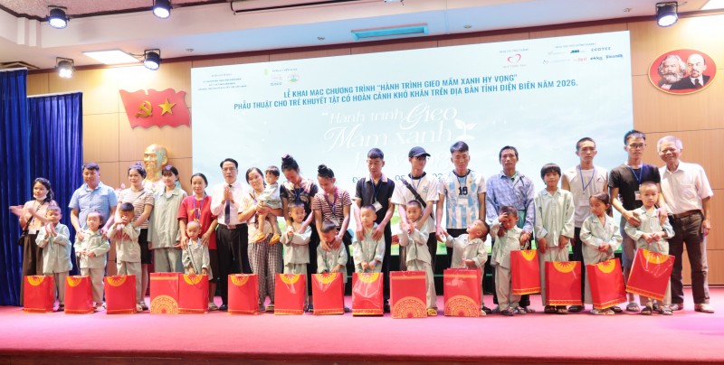 Tiếp tục “Hành trình gieo mầm xanh hy vọng” cho trẻ khuyết tật ở Điện Biên Tiếp tục “Hành trình gieo mầm xanh hy vọng” cho trẻ khuyết tật ở Điện Biên