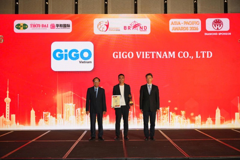 GiGO Việt Nam được vinh danh “Top 10 Thương hiệu Tiêu biểu Châu Á – Thái Bình Dương” tại Diễn đàn Kinh tế Châu Á – Thái Bình Dương 2026 GiGO Việt Nam được vinh danh “Top 10 Thương hiệu Tiêu biểu Châu Á – Thái Bình Dương” tại Diễn đàn Kinh tế Châu Á – Thái Bình Dương 2026