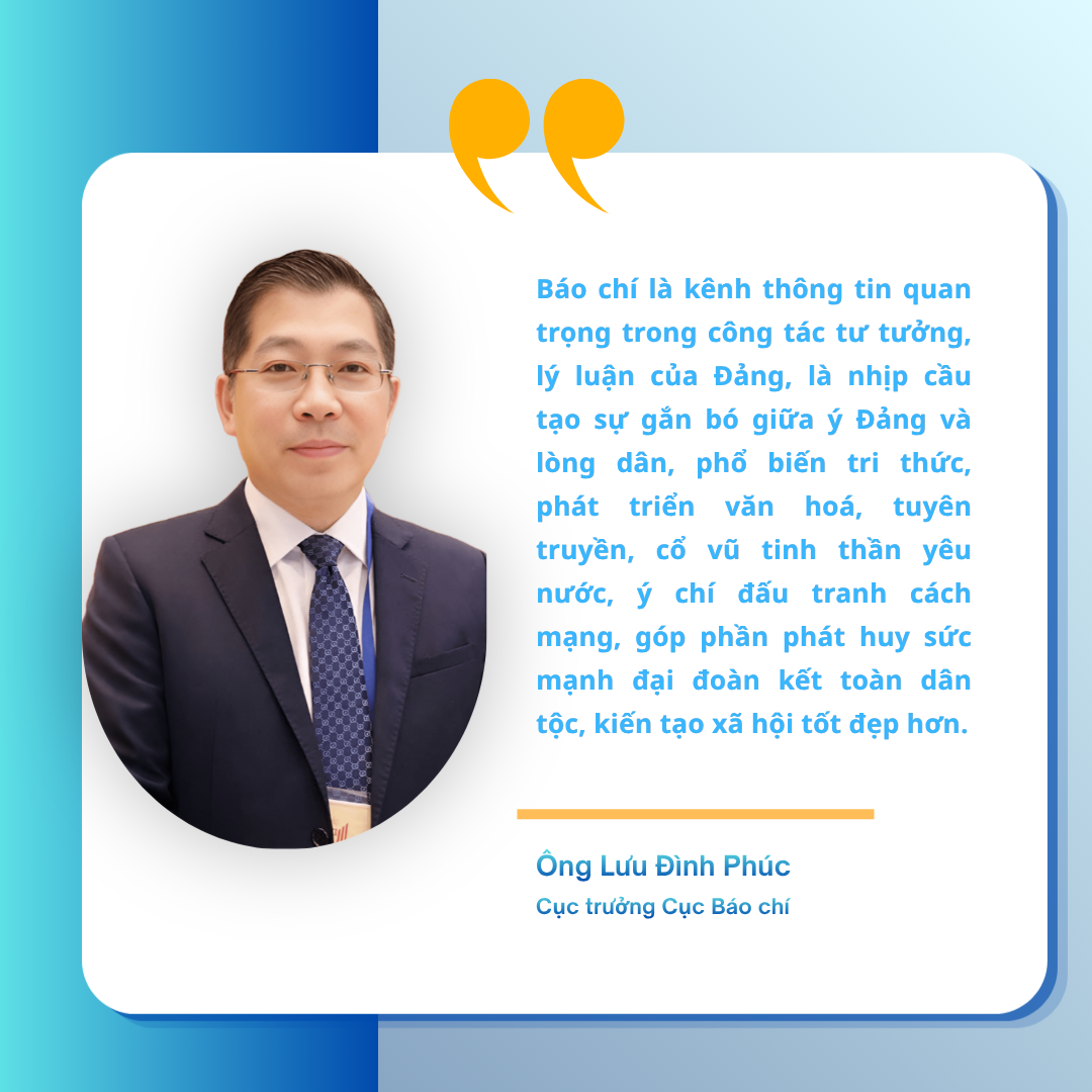 Xây dựng hệ thống báo chí tinh, mạnh, chi phối, đáp ứng nhiệm vụ trong tình hình mới Chú thích ảnh