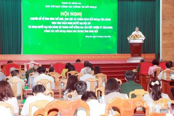 gan 200 dai bieu duoc cap nhat chinh sach doi ngoai va cong tac doi ngoai nhan dan