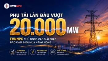 phu tai lan dau vuot 20000 mw evnnpc chu dong cac giai phap bao dam dien mua nang nong