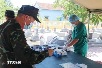Nhiều địa phương đồng loạt lấy mẫu hài cốt liệt sĩ phục vụ giám định ADN