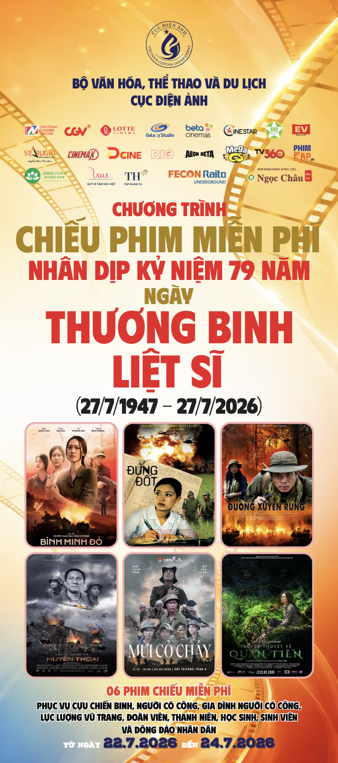 190 cụm rạp đồng loạt chiếu phim miễn phí dịp 27/7 190 cụm rạp đồng loạt chiếu phim miễn phí dịp 27/7