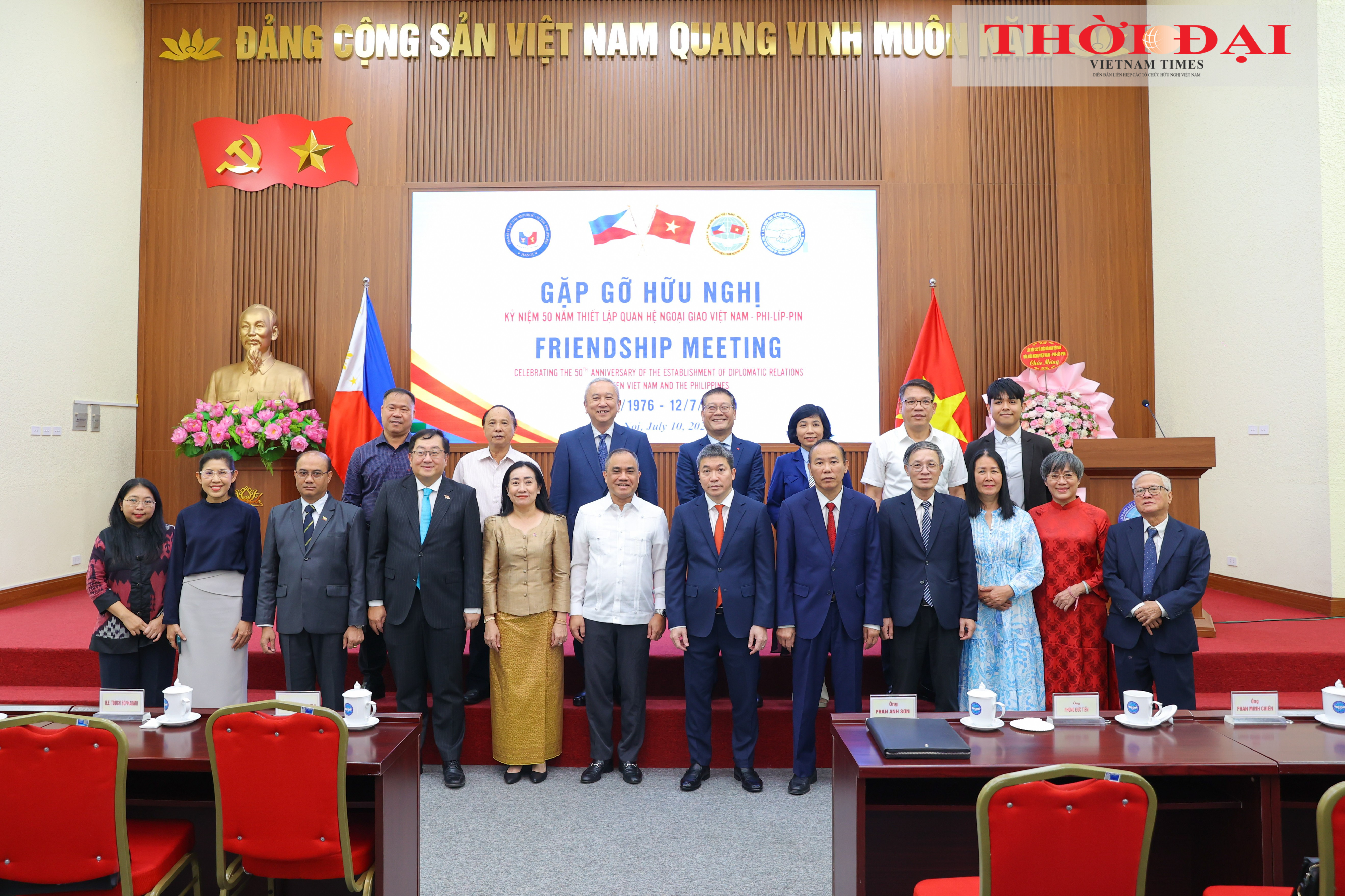 Ba ưu tiên thúc đẩy quan hệ nhân dân Việt Nam - Philippines Ba ưu tiên thúc đẩy quan hệ nhân dân Việt Nam - Philippines