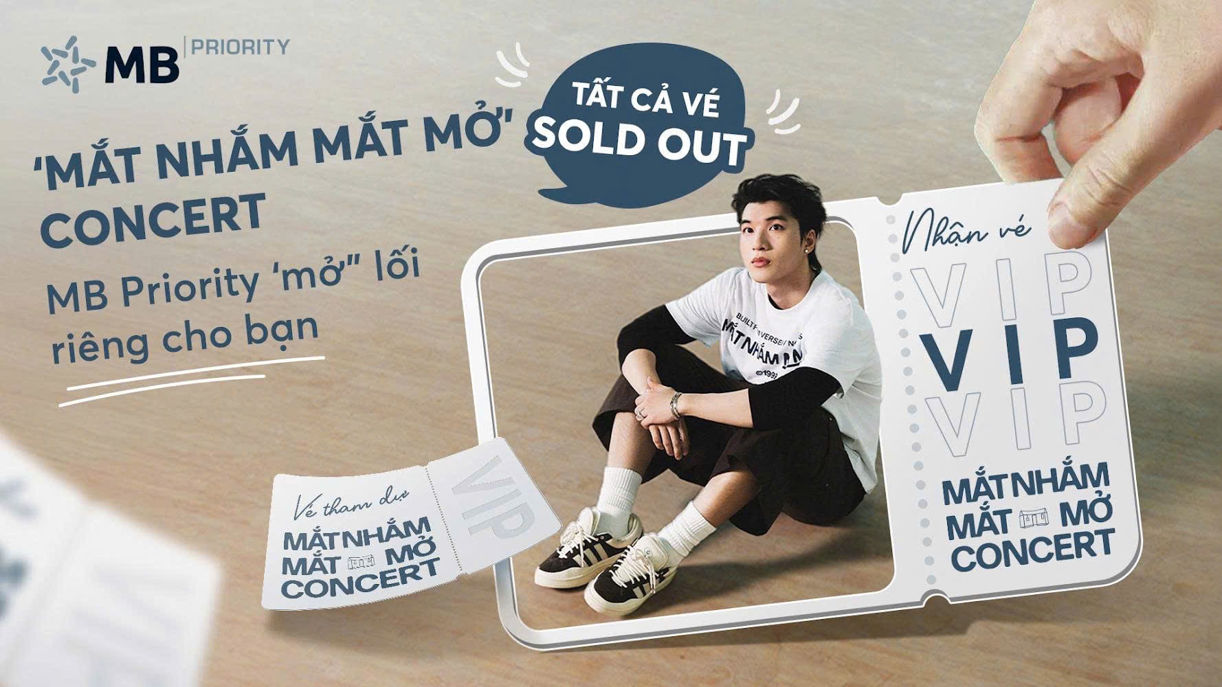 MB Priority chính thức công bố trở thành Nhà tài trợ Kim cương của “Mắt Nhắm Mắt Mở” Concert 2026 - Concert cá nhân đầu tiên của HIEUTHUHAI MB Priority chính thức công bố trở thành Nhà tài trợ Kim cương của “Mắt Nhắm Mắt Mở” Concert 2026 - Concert cá nhân đầu tiên của HIEUTHUHAI