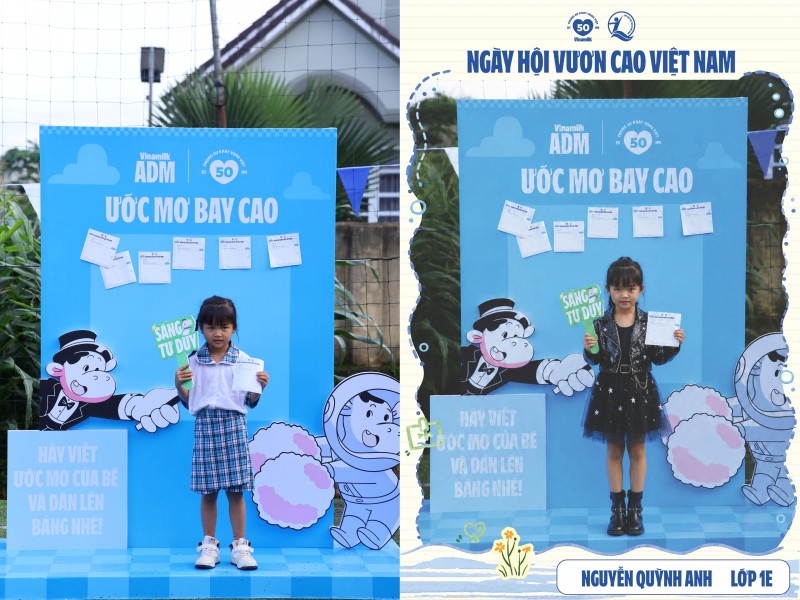 Ảnh 4 (Báo chọn 1 trong các ảnh 4): Các em học sinh hào hứng viết ước mơ, chụp ảnh và chờ khoảnh khắc nhìn thấy mình trong trang phục nghề nghiệp mơ ước (Ảnh: Hải An). Ảnh 4 (Báo chọn 1 trong các ảnh 4): Các em học sinh hào hứng viết ước mơ, chụp ảnh và chờ khoảnh khắc nhìn thấy mình trong trang phục nghề nghiệp mơ ước (Ảnh: Hải An).