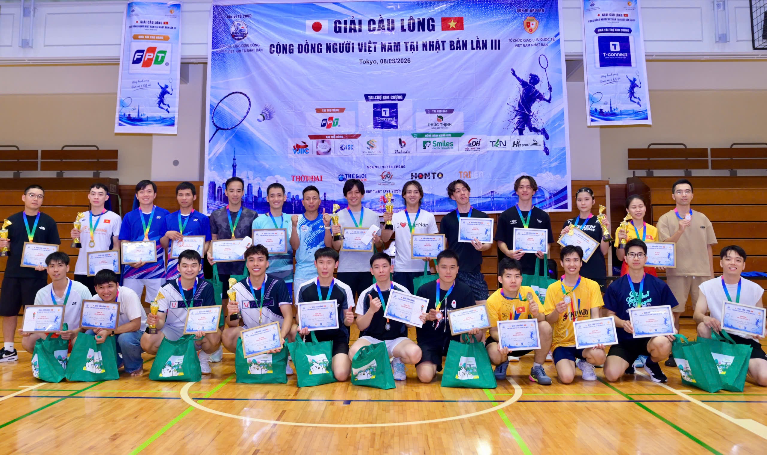 Giải cầu lông cộng đồng người Việt tại Nhật Bản lần thứ 3 năm 2026 Giải cầu lông cộng đồng người Việt tại Nhật Bản lần thứ 3 năm 2026