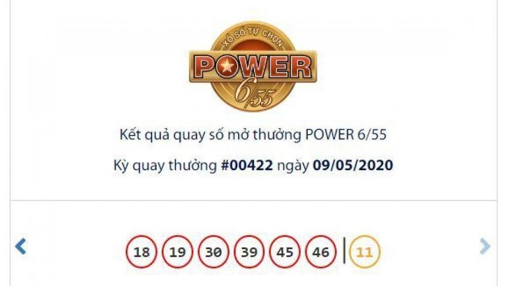 ket qua xo so vietlott power 655 toi ngay 952020 moi nhat no hon 178 ti dong ngay cuoi tuan