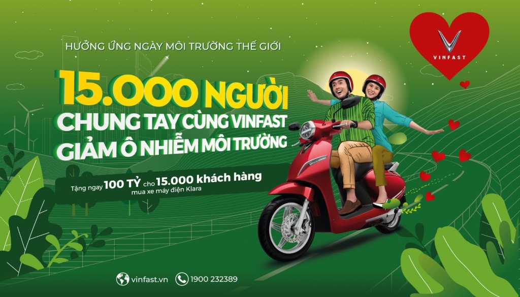 VinFast giảm giá xe vì mục tiêu môi trường